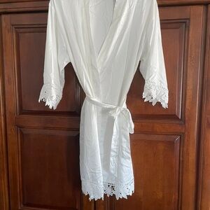 Elegant Wedding White Robe - Two (2) different styles